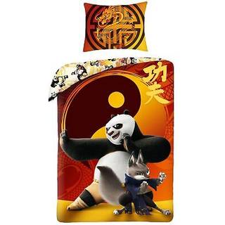 Kung Fu Panda Warrior Sengetøj 140 x 200 cm - 100 procent bomuld