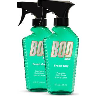 BOD Man Fragrance Body Spray Fresh Guy 8 fl oz (pakke med 2)