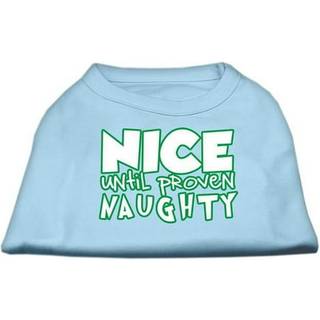 Trevligt tills bevisad stygg skärmtryck husdjurskjorta baby blå med