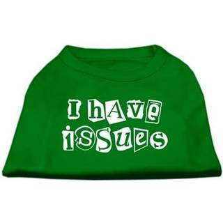 Jag har problem med skärmtryckt hundskjorta Emerald Green XXL