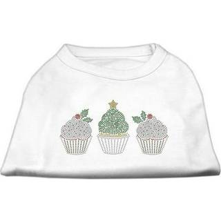 Julkuponger Rhinestone Shirt White XS