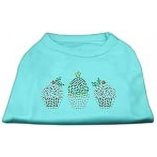 Julkuponger Rhinestone Shirt Aqua L
