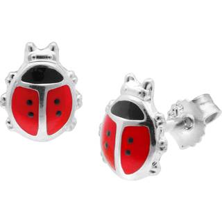 trendor 68345 Kinder-Ohrringe Käfer Silber 925 Ohrstecker