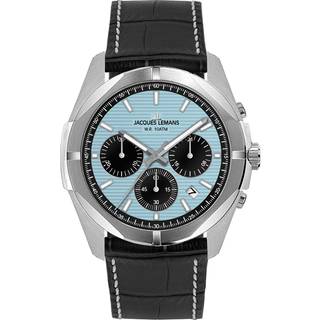 Jacques Lemans 1-2180E Herrenuhr Chronograph Melbourne 10 Bar Wasserdicht