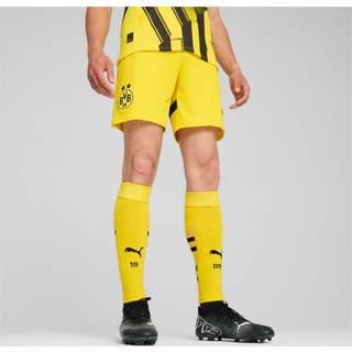 Men's Puma Borussia Dortmund 24/25 Shorts, Yellow, Size XXL, Clothing - Black - XXL