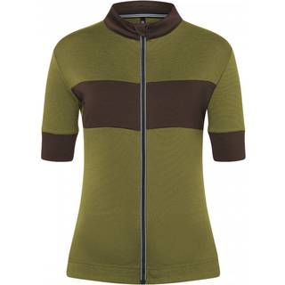 super.natural Women's Grava Jersey Cykeljersey Damer størrelse M farve olivengrøn