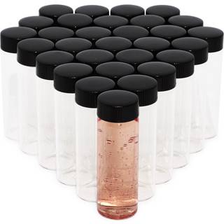 30 Pakk klar v?ske 1 oz glasflasker med h?tter til kosmetik makeup pr?ve v?skeopbevaring (30 ml)