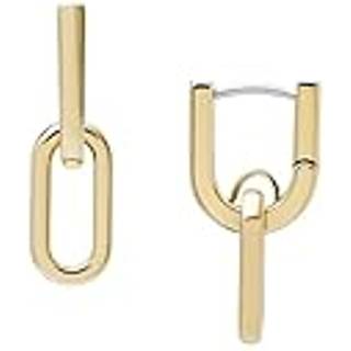 Fossil JF04780710 Gold Tone Link Earrings - J49359