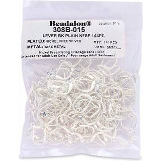 Beadalon 144-delt almindelig h?ndtag S?lvplade