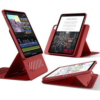 ESR til iPad Pro 13 Inch Case M4 (2024) iPad Pro 13 Roterende sag med aftagelig magnetisk d?kningsjusterbart portr?t/landskabsstativ med h?vet sk