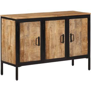 skænk 105x35x70 cm massivt ru mangotræ