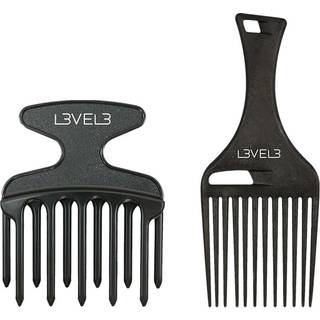 L3VEL3 - Hair Pick Comb Set - 2 Pc