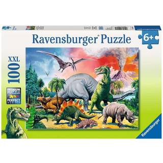 Puslespil med Dinosaurer - 100 brikker - Ravensbruger