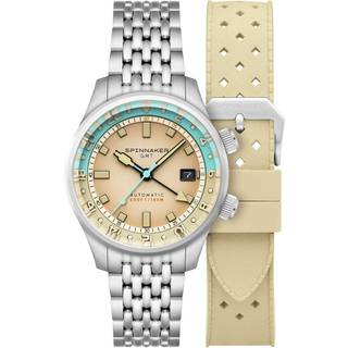 Spinnaker SP-5121-77 Herrenuhr Bradner GMT Automatik 42mm 18ATM