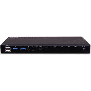 LINDY "4 Port HDMI 4K60, USB 3.0 &