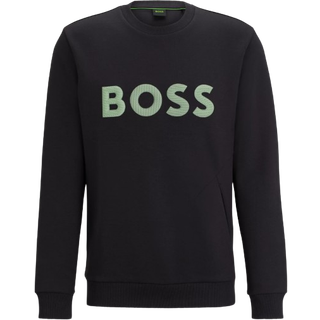 BOSS Green Herren Sweatshirt grau Logo und Motiv