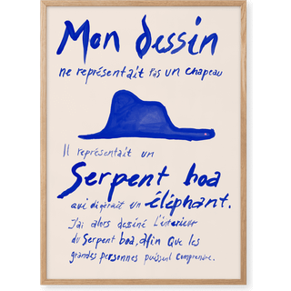 Peléton Le Petit Prince Blue 70x100 Plakat