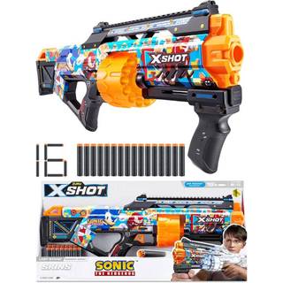 Zuru X-Shot Skins Last Stand Sonic blaster med roterende magasin - 16 pile