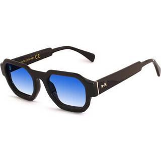 XLAB Mand ENDERBY Solbriller Acetat Sort Lyseblå Firkantet Skygge