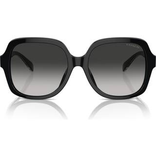 Coach HC8395F CR962 Asian Fit 50023C 56 Solbriller Kvinder Black - Black - 56mm