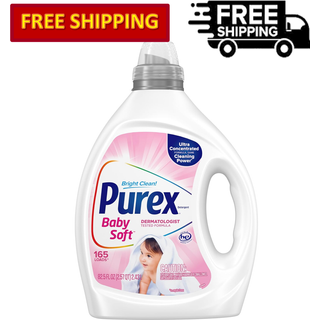 Purex flydende vaskemiddel ultrakoncentreret baby 82,5 ounce 165 ls