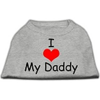 Jag älskar min pappa skärmtryck skjortor grå lg