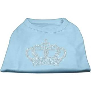 Rhinestone Crown Shirts Baby Blue S
