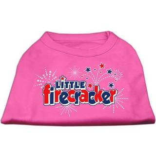 Little Firecracker Screen Print Shirts Bright Pink S