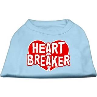 Heart Breaker Screen Print Shirt Baby Blue LG