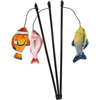 Drillepind med fisk og Catnip