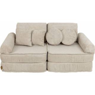 Meowbaby Play Pocket  Bygbar Sofa Plus Aesthetic, Ecru