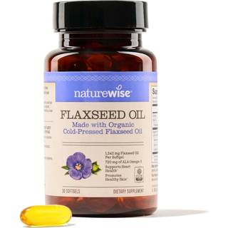 NatureWise Økologisk hørfrøolie 1200 mg softgels