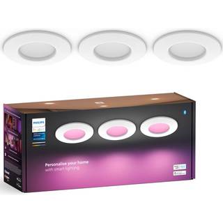 Philips Hue Slim indbygningsspot 90 mm - 3 pak
