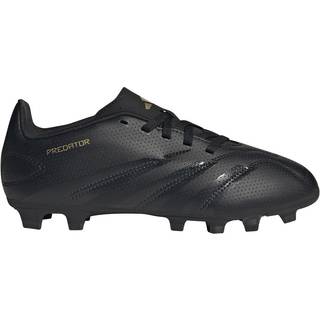 Predator Club Flexible Ground Kids støvler - Core Black / Carbon / Gold Metallic - 33