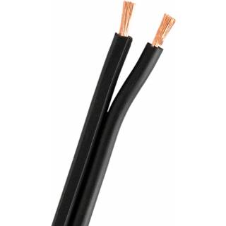 Proson Arctic 2x1.5 mm² sort højtalerkabel, løbende meter