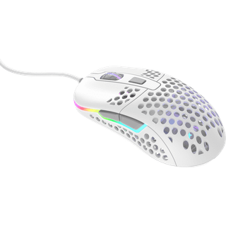 Xtrfy M42 RGB - White - Gaming Mus - Optisk - 6 knapper - Hvid med RGB-LED lys