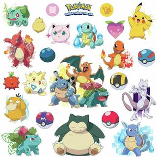 Pokemon Iconic Wallstickers
