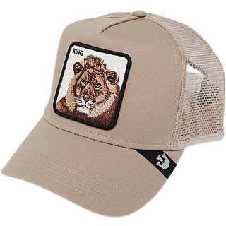 Goorin Bros The King Lion Trucker Cap in Khaki I Goorin Bros - One Size
