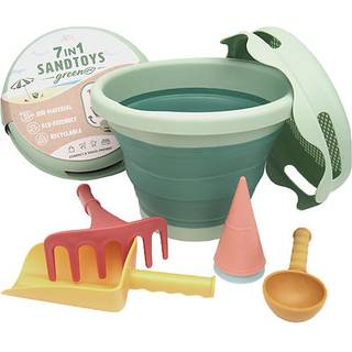 CompactToys 7in1 Sandtoys // Green BIO - green