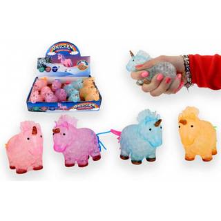 Klemmedyr Enhjørning Glitter-Gul