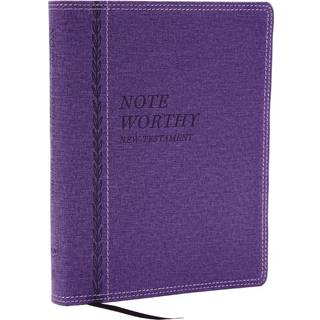 NoteWorthy New Testament: Read and Journal Through the New Testament in a Year (NKJV, Purple Leathersoft, Comfort Print)