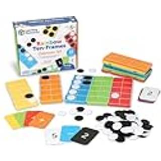 L?ringsressourcer Regnbue Ten -rammer Klasselokale S?t 140 stykker - Matematikv?rkt?jer til studerende i alderen 5+ skoleartikler og l?rerressour