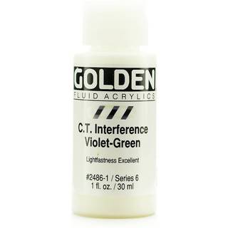 Golden Fluid Acrylics 30 ml - 2486 C.T. Interference Violet-Green