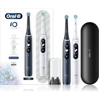 Oral-B iO Series 7 Duo Sort Hvid Elektrisk tandbørste