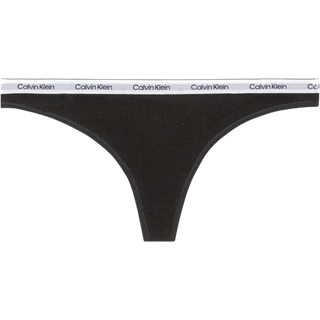 Calvin Klein Modern Logo Thong - Black - XX-Large