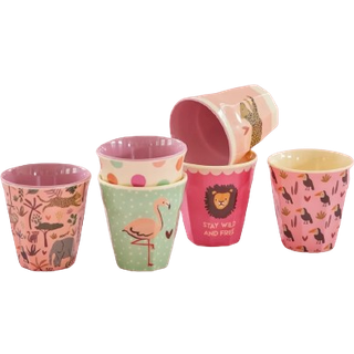 RICE Rice børnekop small 6-pak Multi
