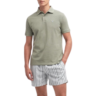 Barbour Lifestyle Sports Polo Dusty Green