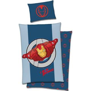 Avengers Iron Man sengesæt i 100% bomuld - 140x200 cm