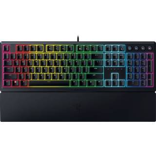Razer Ornata V3 - US - Low-profile Mecha-membrane RGB Keyboard - Low-profile Keys - Razer Mecha-Membrane Switches - UV-coated Keycaps