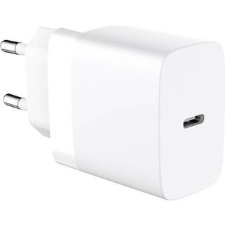 GEAR USB-C Oplader, 30W, 220V, hvid